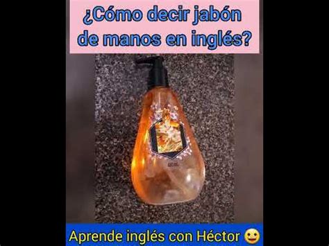 jabon traduccion ingles